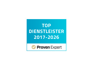 Bewertungssiegel von Proven Expert "Top Dienstleister" für MAPO Werbeagentur